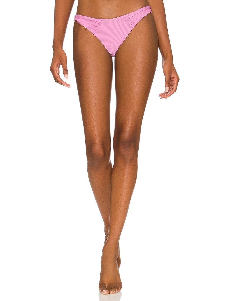 L*Space Sol Bikini Bottoms In Rosebud Large New Eco Chic Repreve Swimsuit